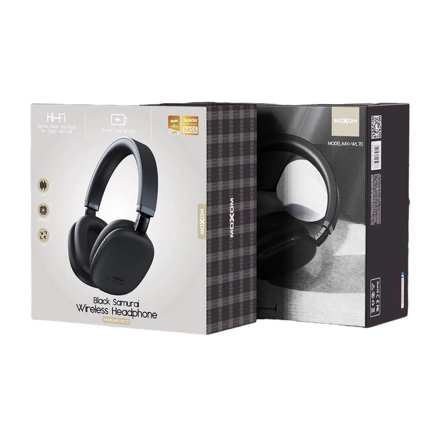 Audífono Bluetooth Moxom Samurai