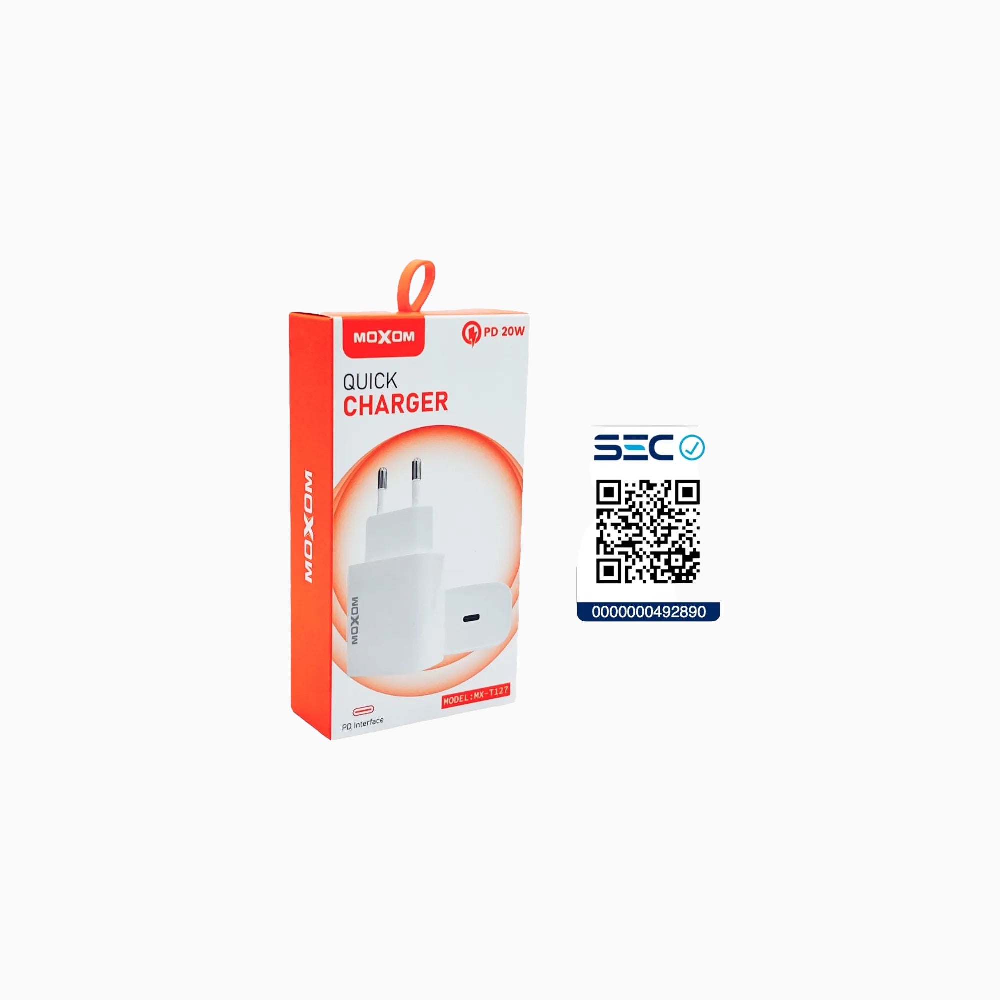 Cargador Moxom Tipo C Carga Rapida 20W